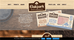 Desktop Screenshot of oakparkfoods.ie